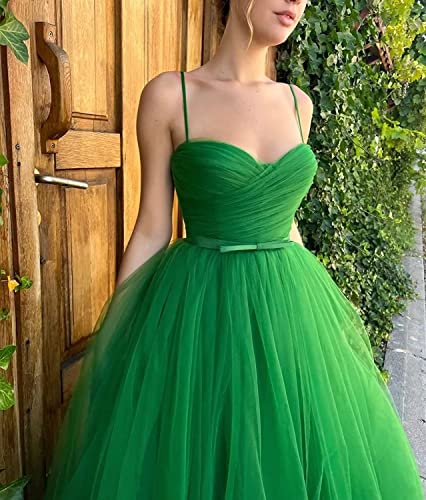 Yoff Elegant Sweetheart Prom Dresses For Teens 2023 Lilac Spaghetti Straps Tea Length A-Line Formal Evening Dresses With Pockets 6 #TOP4