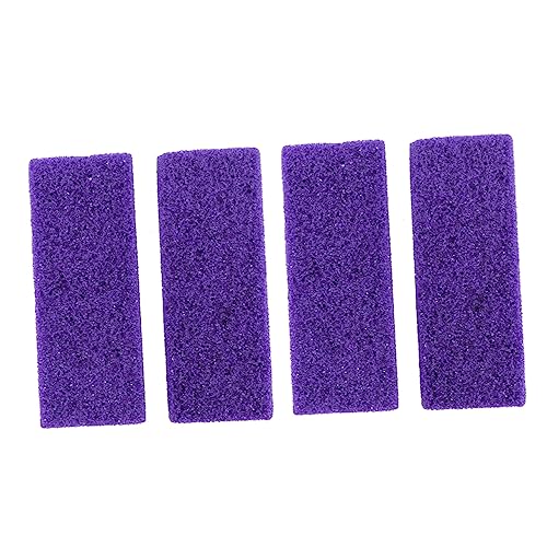 Didiseaon 4pcs Volcanic Pumice Stone Cracked Skin Remover Rock Foot Pumice Dry Scrubbers Pedicure Tools for Feet Stones Dead Skin Remover Pedicure Foot File Care Foot Pedicure Tools Purple