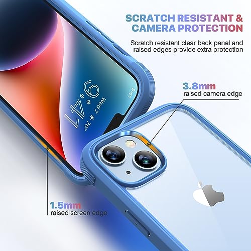 image for Diaclara Designed for iPhone 14 Case, Full Body Rugged Case with Built