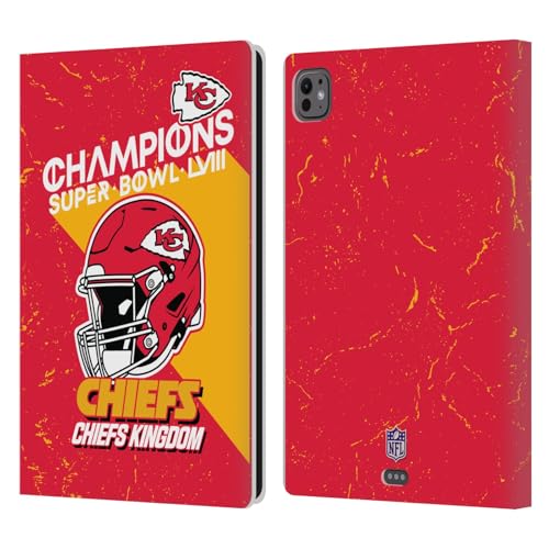 Casque des Chiefs étui iPad Pro 11 M4 cuir avec support et rangements