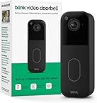 Blink Video Doorbell (newest model) – Head-to-toe HD view, two-year battery life, and simple setup. Required Sync Module not included – Add-On (Black)