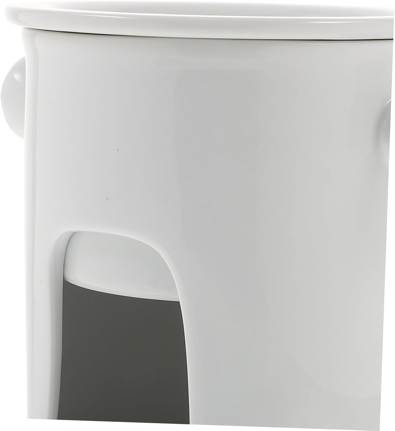 DECHOUS Chocolate Melting Pot Portable Ceramic Fondue for Cheese Butter and Chocolate Parties Afternoon Tea and Home Use Lightweight and Easy to Store