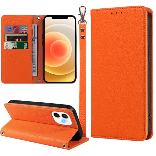 MINIKA iPhone 12/12Pro �p �P�[�X �蒠�^ �X�g���b�v�t�� �������U�[ ��p�ق�12 �P�[�X �蒠�^ ��Phone12 Pro �g�уJ�o�[ �ϏՌ� ������� �X�}�z�P�[�X �J�[�h���[ ���u���X�^���h�@�\ �����}�O�l�b�g �J�� ���� 