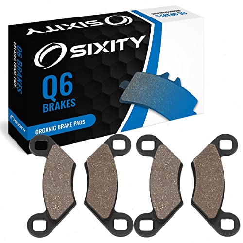 Sixity Front Organic Brake Pads 1999-2000 For Polaris Sportsman 335 Set Full Kit #TOP22