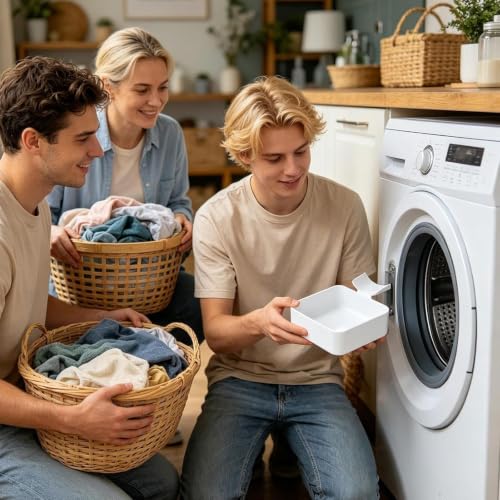 Washing Machine Drain Tray, Washer Drip Pan with Drain Funnel | Leak-Proof Design for Front Load Washers, Prevents Floor Water Damage in Laundry Rooms - Image 3