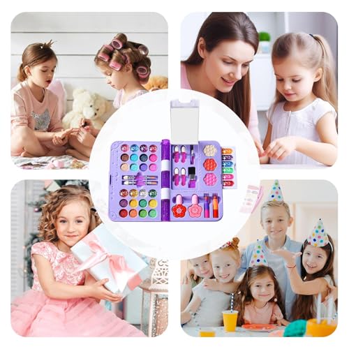 Juego de maquillaje para niños que soluciona el uso de cosméticos de adultos no aptos 4
