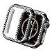 Yolovie for Apple Watch Case 38mm, iWatch Cover with Bling Crystal Diamonds Shiny Rhinestone Bumper, Electroplated PC Hard Protective Frame for Apple Watch Series 3/2/1 Women (Black-Diamond, 38mm)