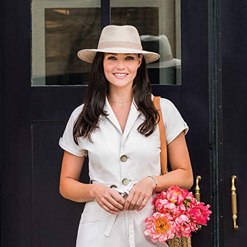 Wallaroo Hat Company Women’s Charlie Sun Hat – Upf 50+, Adjustable, Packable, Ready For Adventure, Designed In Australia, Ivory/Taupe #TOP1