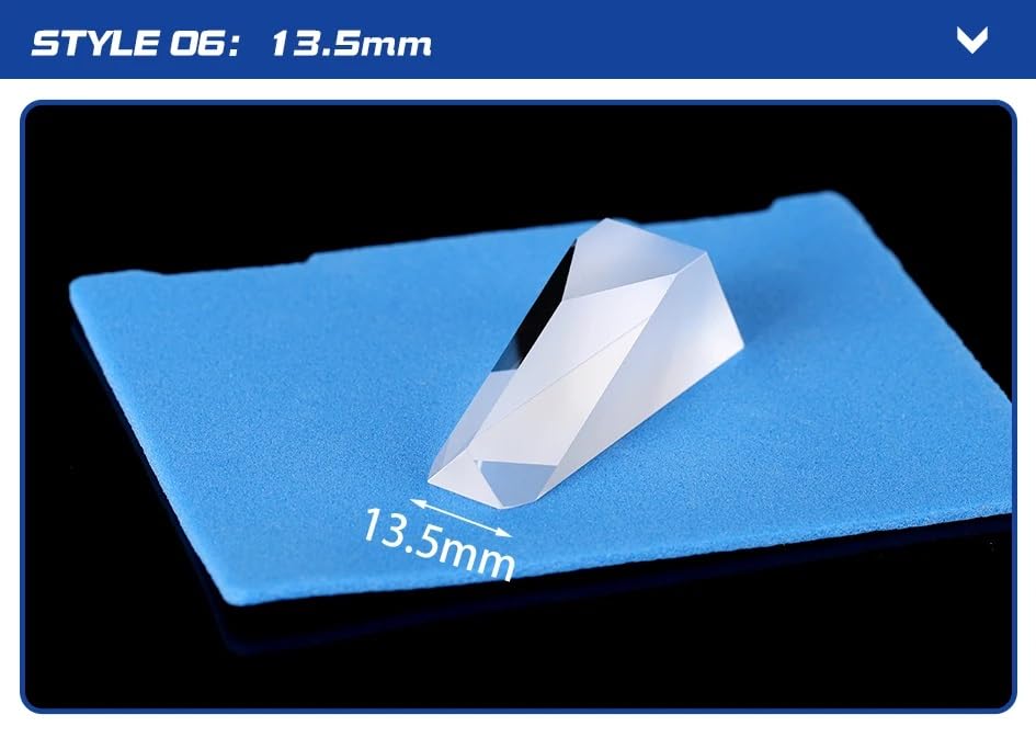 Prisma de cresta en ángulo recto K9 13.5mm componente óptico de precisión 2