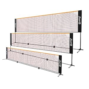 Zicon Tragbares Badmintonnetz-Set