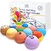 12 Organic Bath Bombs for Kids Colorful | Handmade in USA with Bath Salts, Moisturizing Olive Oil, and Coconut Oils | 12 Different Aromatherapy Scents | Gift for Women, Kids