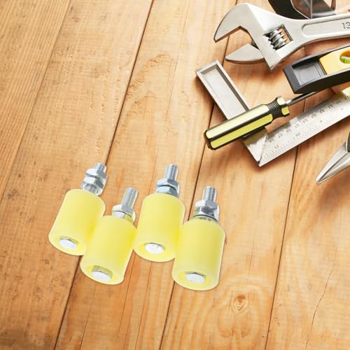 ARTIBETTER Polia Da Roda Da Porta 4 Unidades Rolos De Nylon Rolos Guia Para Acessórios De Portão Des