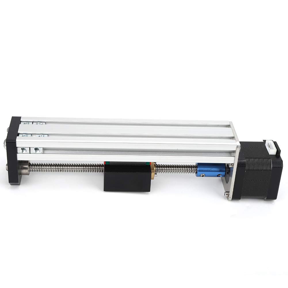 Bachin Linear Motion Sliding Table CNC Poradnik Stride Etap 1,8 Stopnia Kąt Kroku dla Obsługi Maszyny do Tokarki CNC (100 mm)
