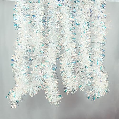 6 Stück x 2 M Lametta Girlande Glänzend Metallisch Girlande...