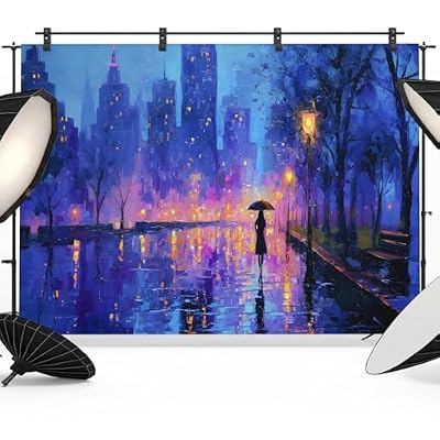 Purple Silhouettes Backdrop 12x8ft Modern Abstract Art Aesthetics Photography Backdrop Fabric Photoshoot Background Tapestry Banner for Birthday Baby Shower Decoration Party Video Photo Studio Props