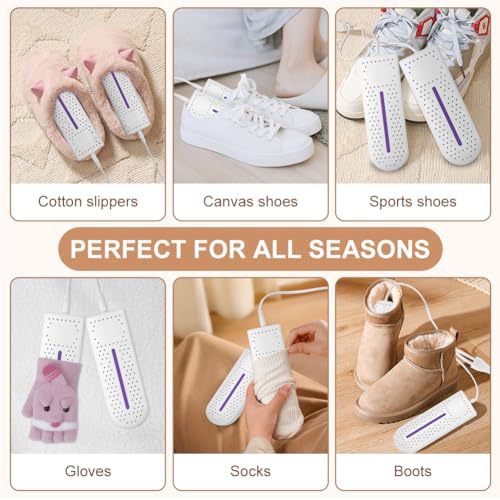 Flintronic Elektrischer Schuhtrockner, Schuhtrockner Elektrisch, Tragbarer Schuhtrockner, USB-Aufladung, Stiefeltrockner für Skischuhe Socken Schuhe Handschuhe