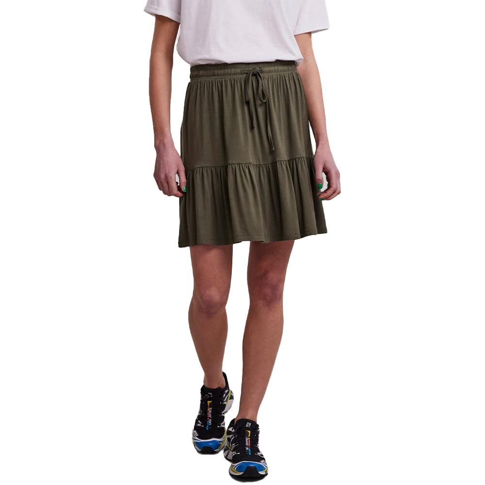 Pieces Pckylie MW Midi - Gonna da Donna Noos Rock, Verde - Deep Lichen Green, X-Small