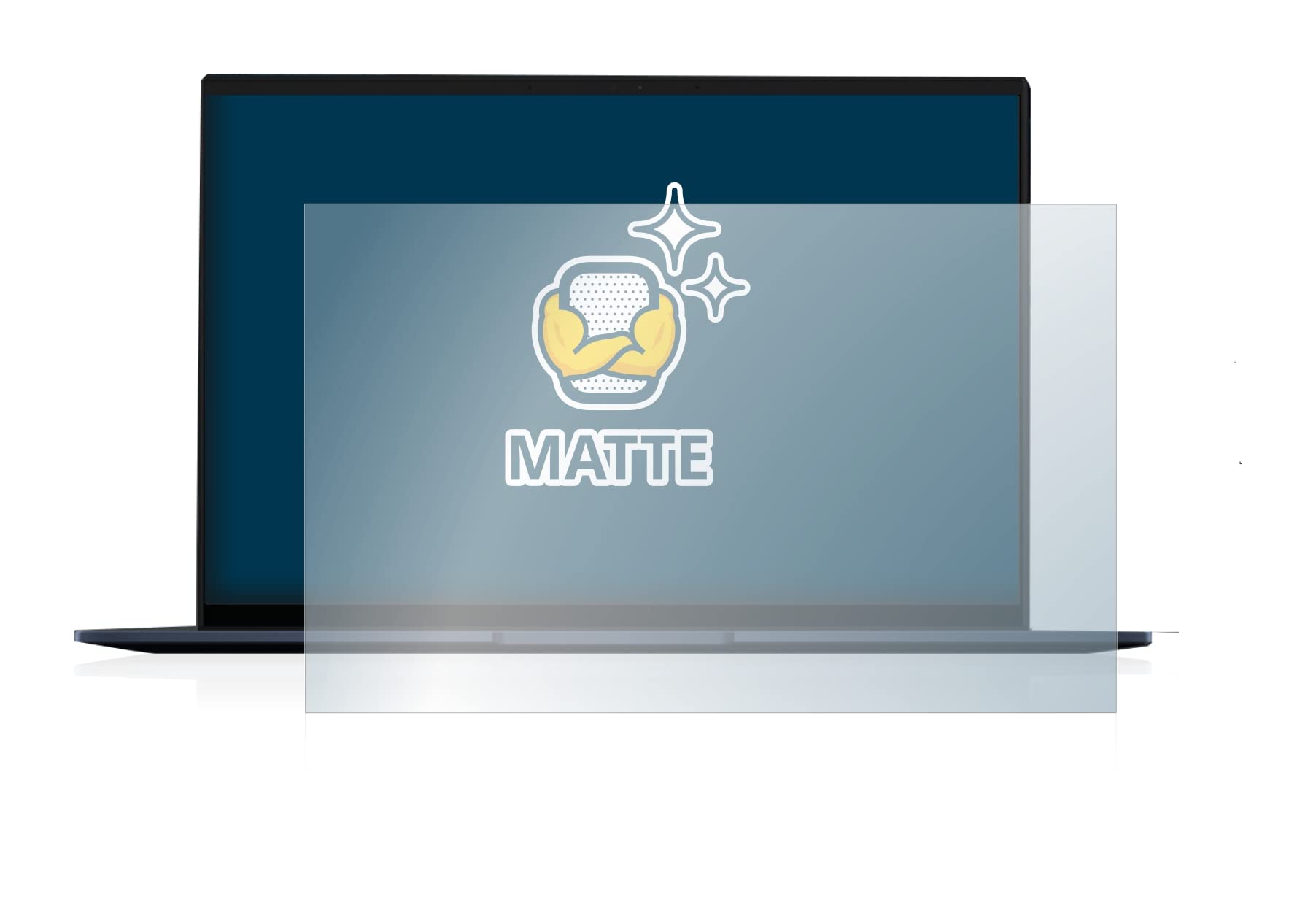BROTECT Entspiegelungs-Schutzfolie für ASUS ZenBook 14 OLED Matte Displayschutz-Folie, Anti-Reflex, Anti-Fingerprint