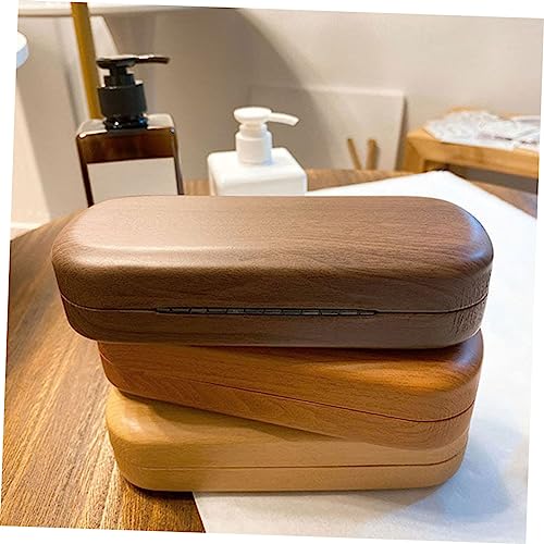 GALPADA 3 Pecas Estojo Para Óculos Caso De Óculos De Pu Caixa De Óculos Portátil Estojos De Óculos D