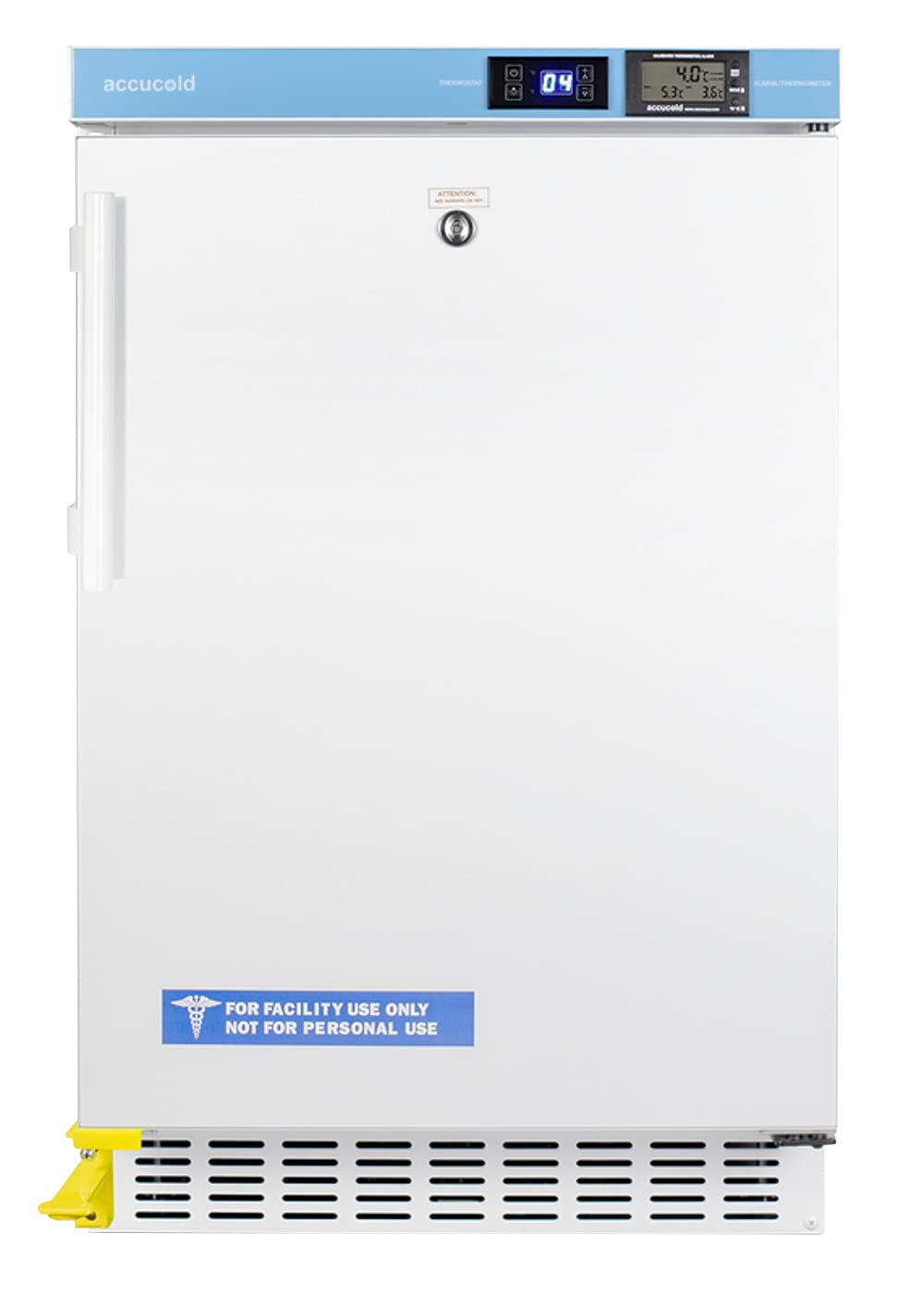 20" Wide Built-In All-Refrigerator by ACCUCOLD – 2.65 cubic_feet, White, Model ACR45LCALSTO