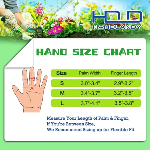 Image of HANDLANDY Rose Pruning Gloves for Men Women, Thorn Proof Gardening Gloves | Long Leather Gardening Gloves, Breathable Leather Gauntlet, Best Garden Gifts & Tools for Gardener (Vanilla, XL)