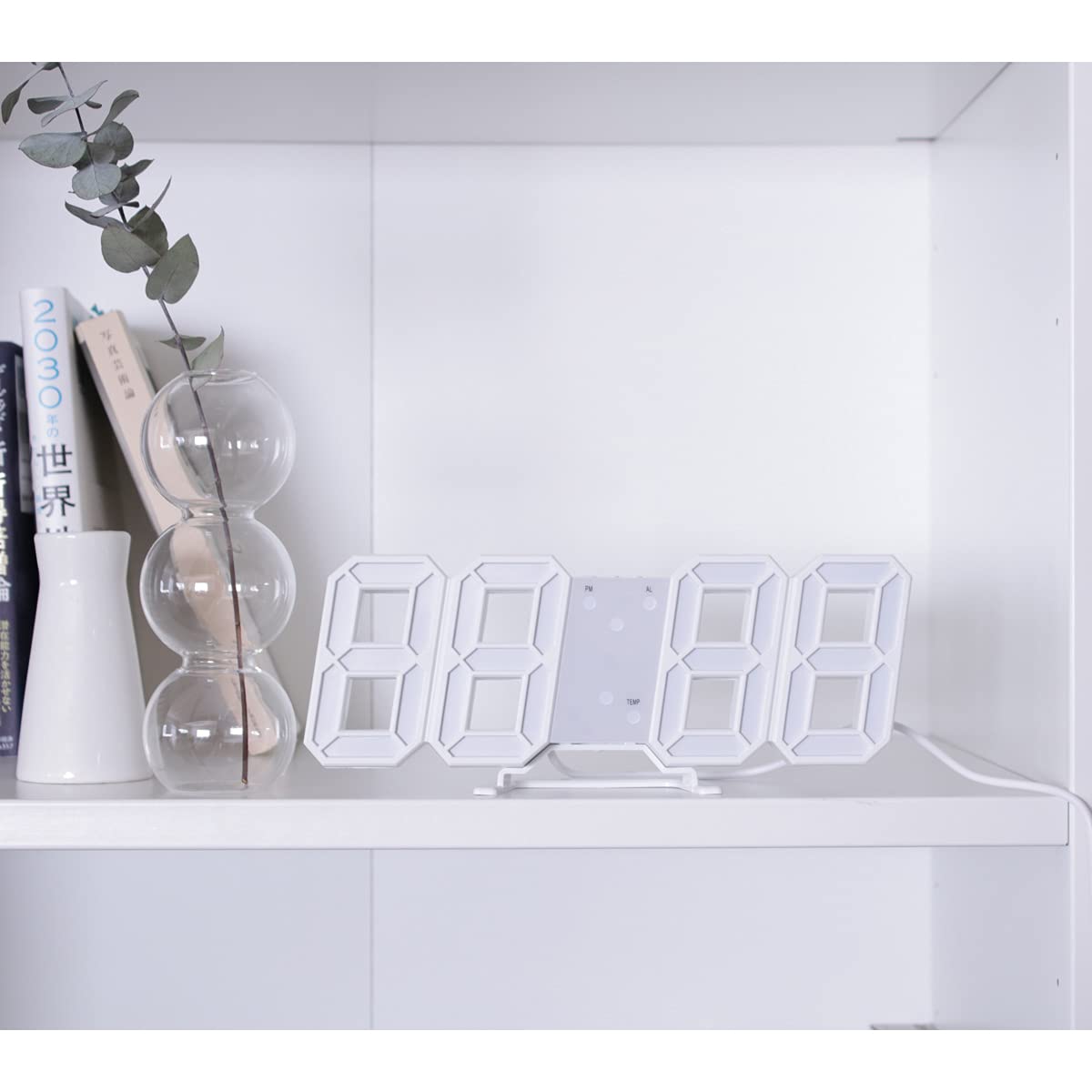 2way簡易アラーム ハリウッドサイレン２仕様 + LEDスキャナー7連白 Amazon.co.jp: [リラックス] RELAX SEGLOCK2 セグロック2 LED 時計