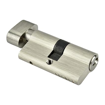Lock Cylinder with 3 Keys, Single Open Copper Lock Cylinder, Anti-rust Corrosion Resistant Anti-theft Wooden Door Lock Cylinder(60mm)