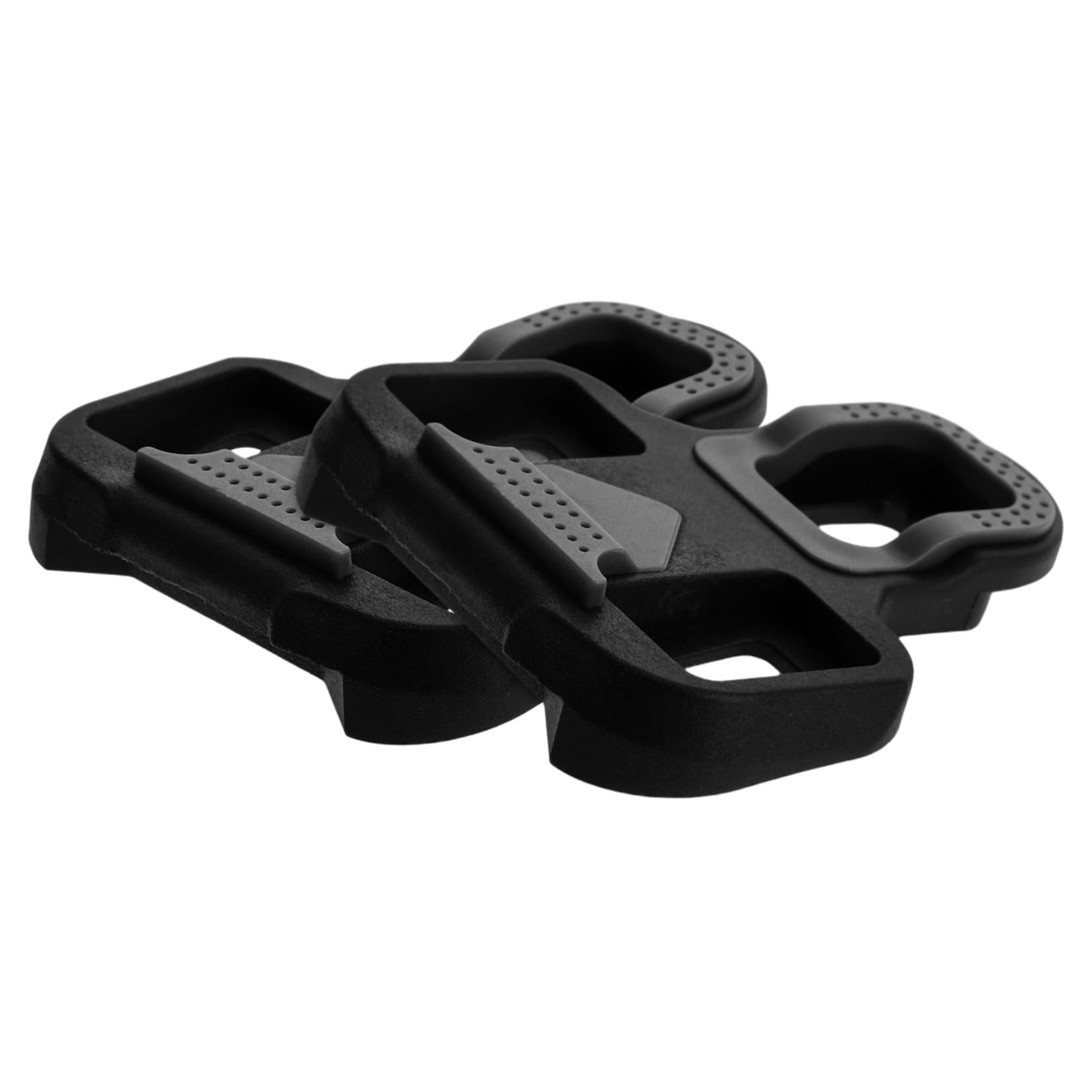 Mikikit Self-Locking Bike Cleat Covers Protective Cleat Covers for Road Bike Shoes Universal Easy Install Pedal Locking Piece