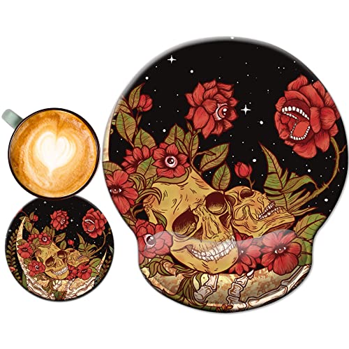 INZLLO Ergonomic Mouse Pad Wrist Support, [20% Larger] Game Wrist ...