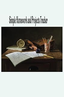 Homework and Projects Tracker | Easy to use Journal | Keep track of homework and projects due dates for students