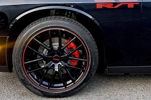 TR60 18x8, Bolt Pattern: 5x100/4.5, Offset: 40, BLACK/RED RING, set of 1 - 2