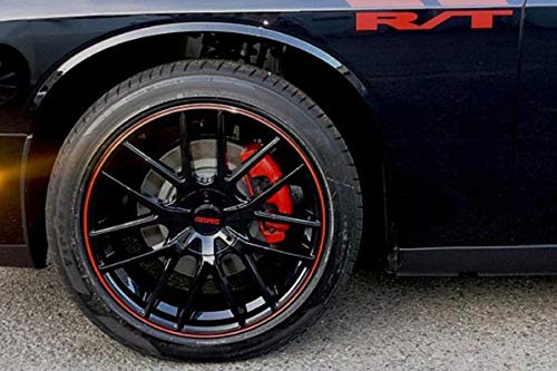 TR60 18x8, Bolt Pattern: 5x100/4.5, Offset: 40, BLACK/RED RING, set of 1 - Thumbnail 3