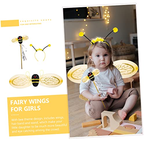 LABRIMP Adereços De Desempenho De Abelha Maquiagem Bandana Roupas Infantis Traje De Halloween Para M