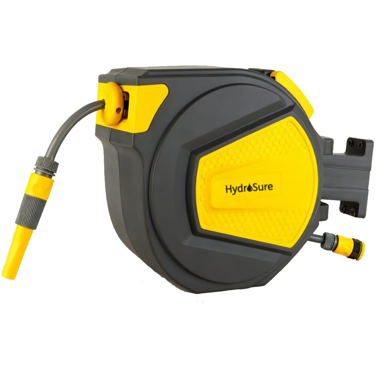 HydroSure Auto Retract Wall Mounted Garden Hose Reel 20m