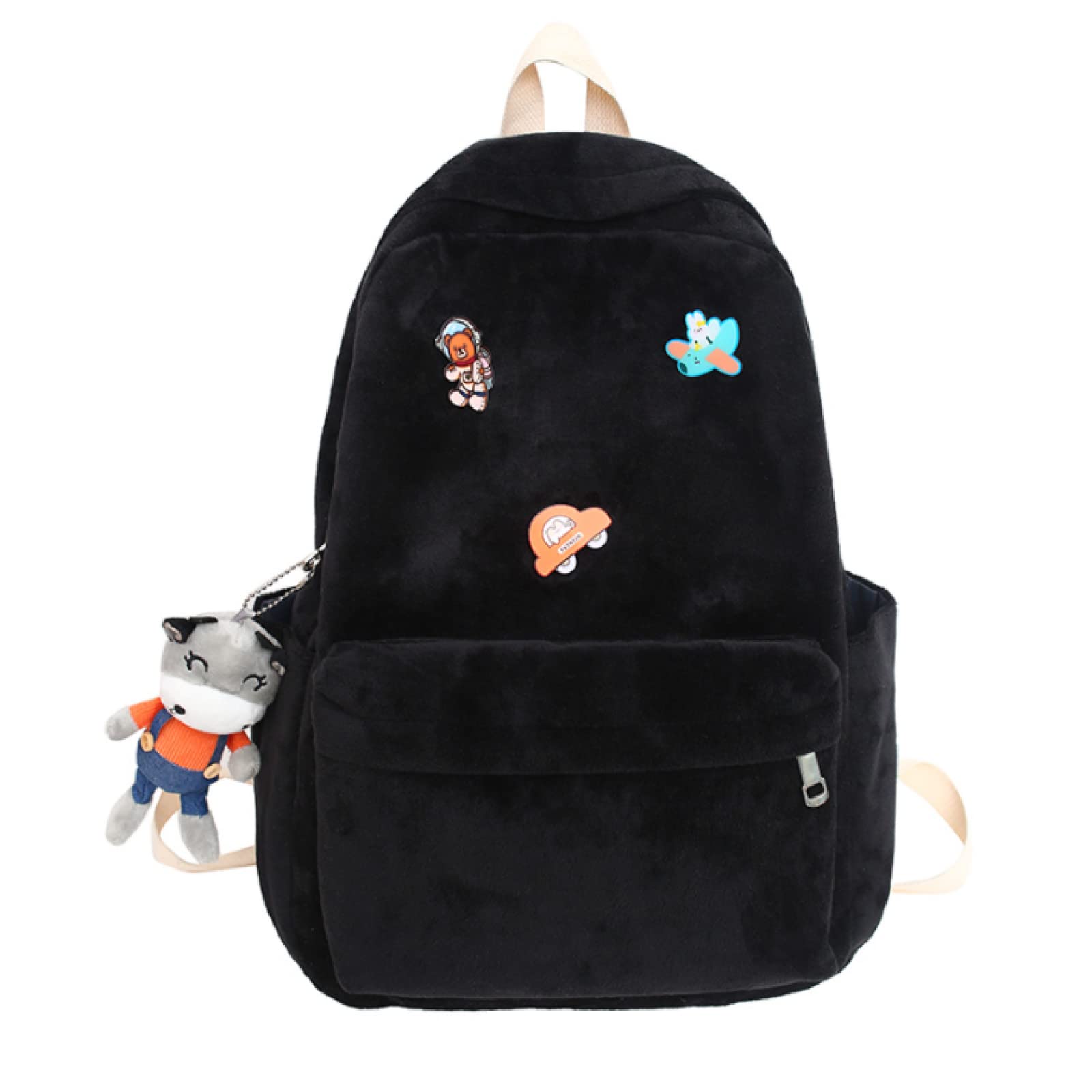 College-Rucksack Damen Cord Schultasche Jugend kawaii Uni-Rucksack Damen einfache Damen Reisetasche