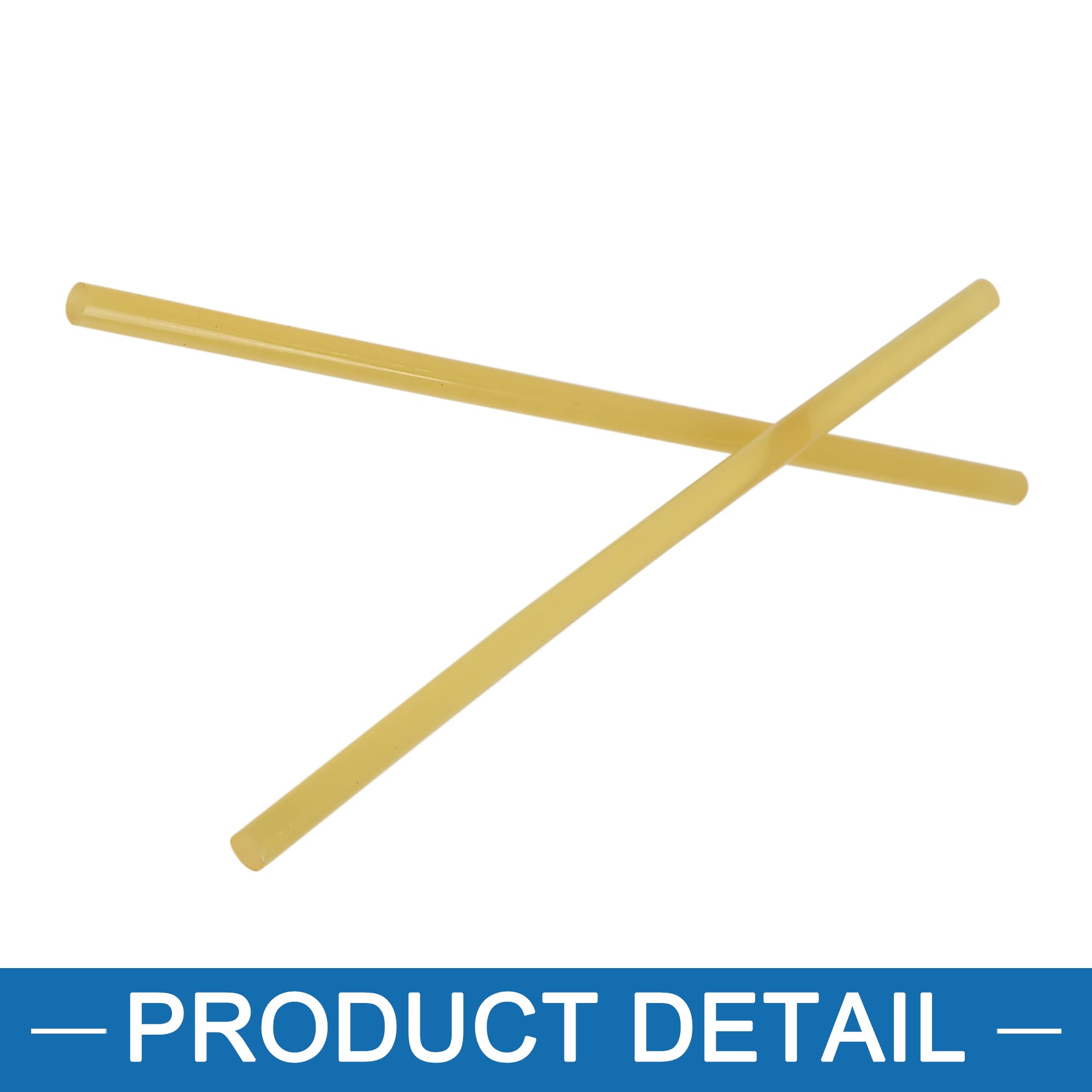 A ABSOPRO 7mmX200mm Caldo Colla Stick Senza Vernice Ammaccatura Riparazione Giallo (12Set)