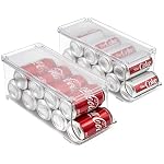 Sorbus Soda Can Organizer for Fridge & Freezer, Stackable with Lid (4 Pack) - Image 7