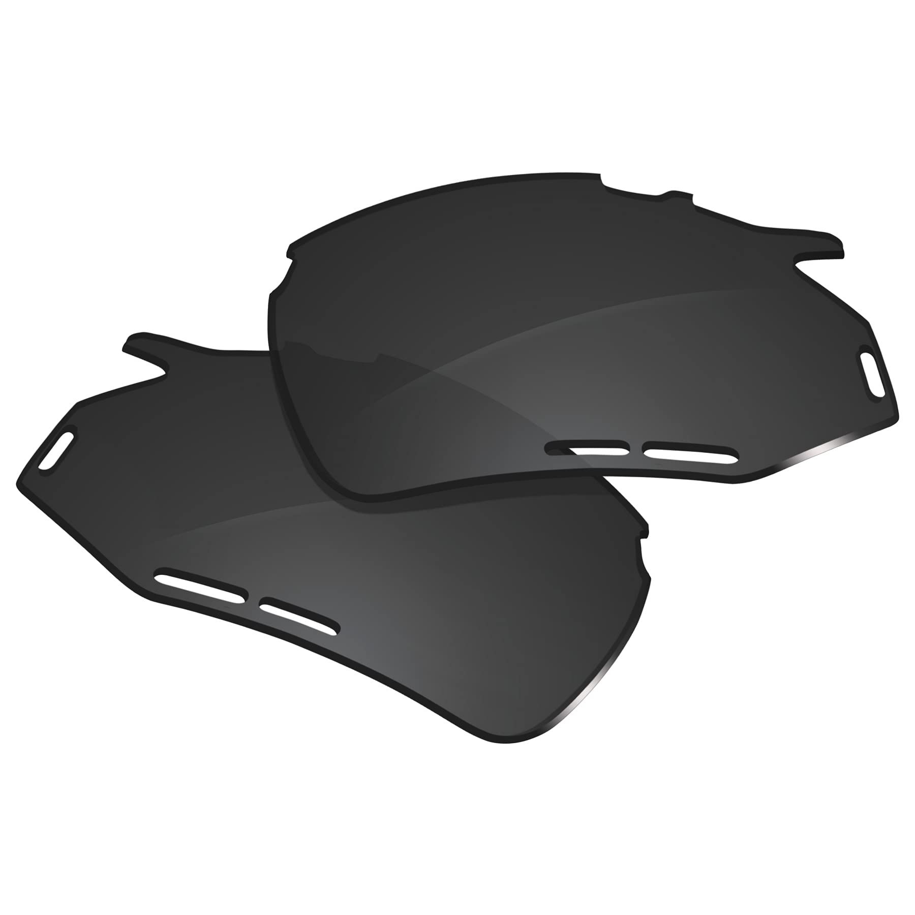 Glintbay 100% Precise-Fit Replacement Sunglass Lenses for Rudy Project Fotonyk - Polarized Advanced Black