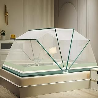 Tienda de campaña portátil con mosquitera para cama, diseño plegable para un fácil almacenamiento, tela transpirable para un sueño cómodo, ideal para uso en interiores y exteriores