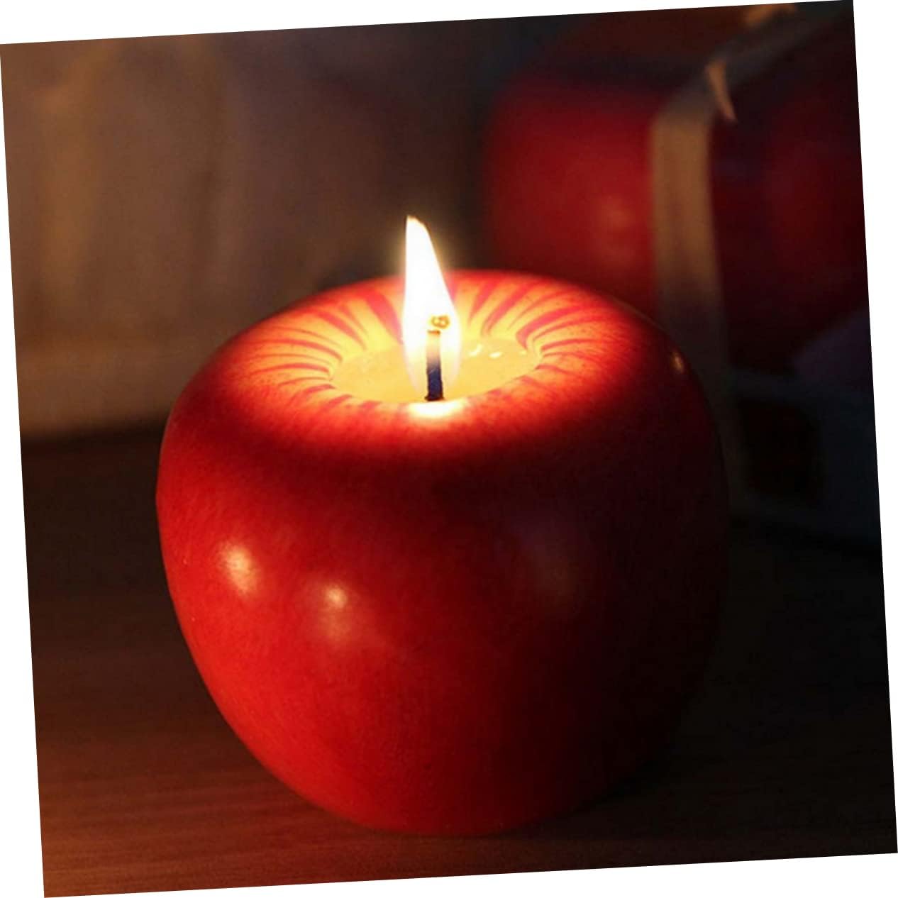 Artificial Apple Fruit Candle for Christmas Xmas Eve Wedding Party