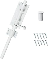 Vista 9 de Pestillo de cerrojo de barril de 9.6 pulgadas, cerrojo de caña negra, pestillo de puerta de acero inoxidable 304, herrajes para valla al aire libre