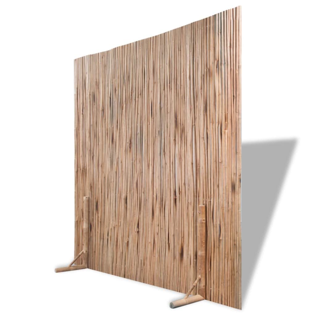vidaXL Separé in Bambù 180x170 cm, Marrone, Schermo Flessibile per Interni ed Esterni, Barriera Privacy per Giardino o Terrazza