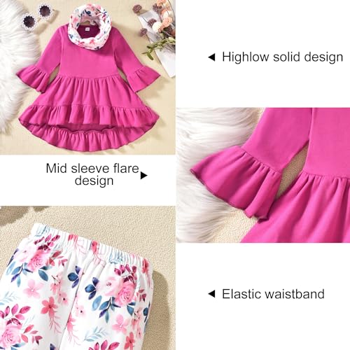 Image of fioukiay 3 Years Girl Fall Clothes Toddler Girl Winter Clothing Sets Little Kids Boutique Clothes