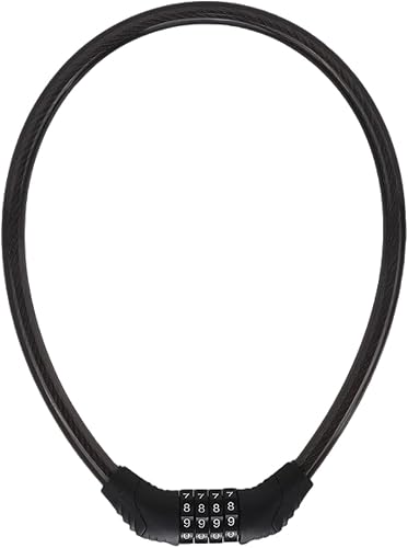 Candados de bicicleta para motocicleta, cerraduras de cable de bicicleta, cerradura de rueda, antirrobo, de alta seguridad, portátil, con