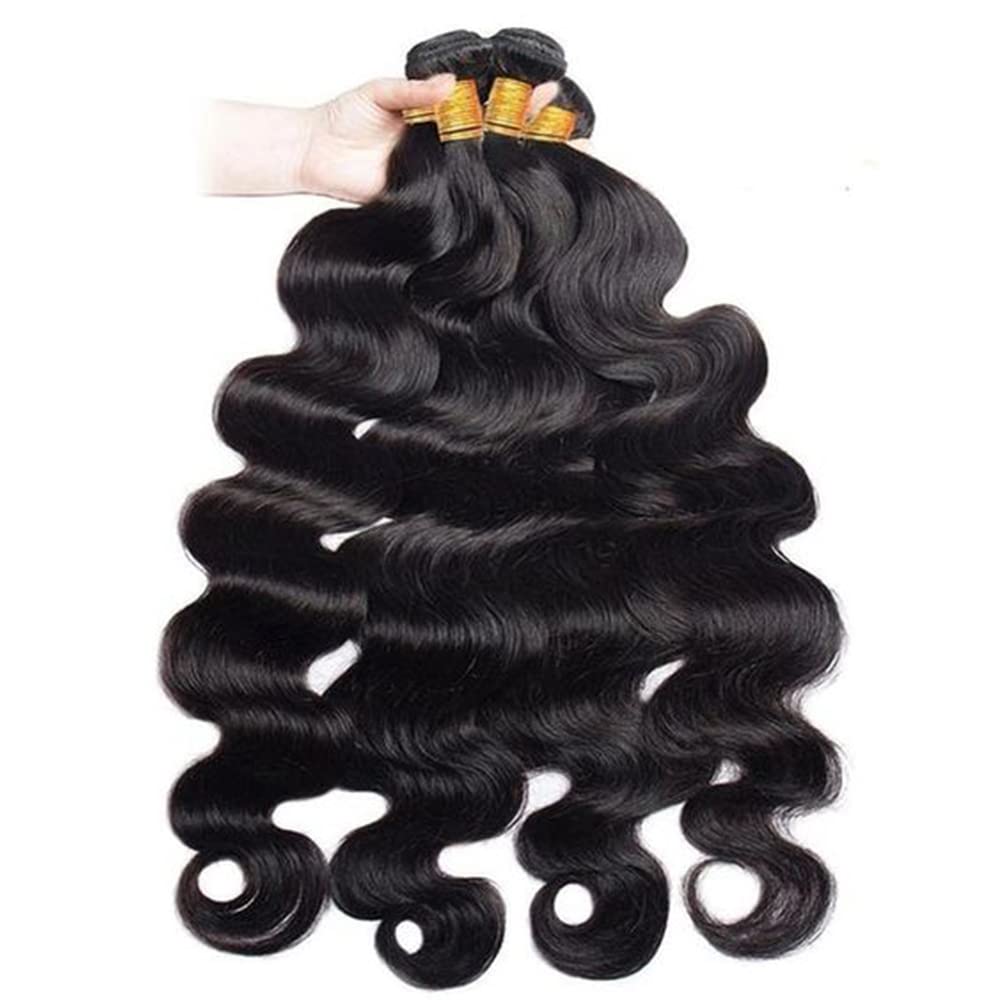 28 Inch Brazilian Human Hair Bundle Body Wave 100G Virgin Extensions Amazon.com : 10A Brazilian Body Wave Bundles 26 28 30 Inch  main image 3