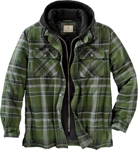 Image of Legendary Whitetails Mens Maplewood Hooded Shirt Jacket