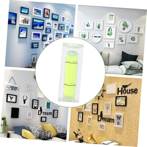 10 Niveles de burbuja de burbuja mini portátiles cuadrados verdes para carpintería 5