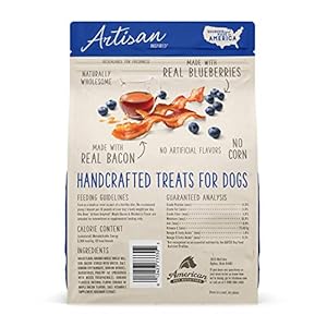   s-Dog-Treats-Large-Artisanal-Maple-Bacon-Blueberry-16-oz-Bundle-Pet-Training-Stainless-Steel-clicker-Whistle-ultrasonic-Cookie-Dog-Healthy-Dog-Biscuits-Pack-of-4