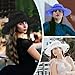 Zando Kentucky Hats Derby for Women 2025 Fashionable Church Organza Victorian Hat Fancy Tea Party Wedding Fascinator Hats for Women Funeral Sun Hat Pink One Size