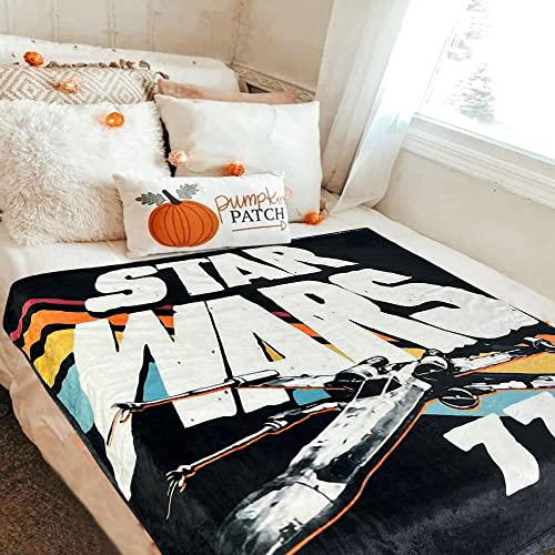 Classic Soft Warm Space Movie Blanket Lightweight Cozy Throw Blankets For Couch Flannel Blanket Throw For Kids Adult Air Conditioning Blanket 60X80Inch #TOP1